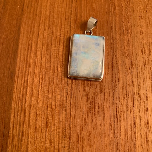 Jewelry - Handmade Sterling Silver Moonstone Pendant - NEW